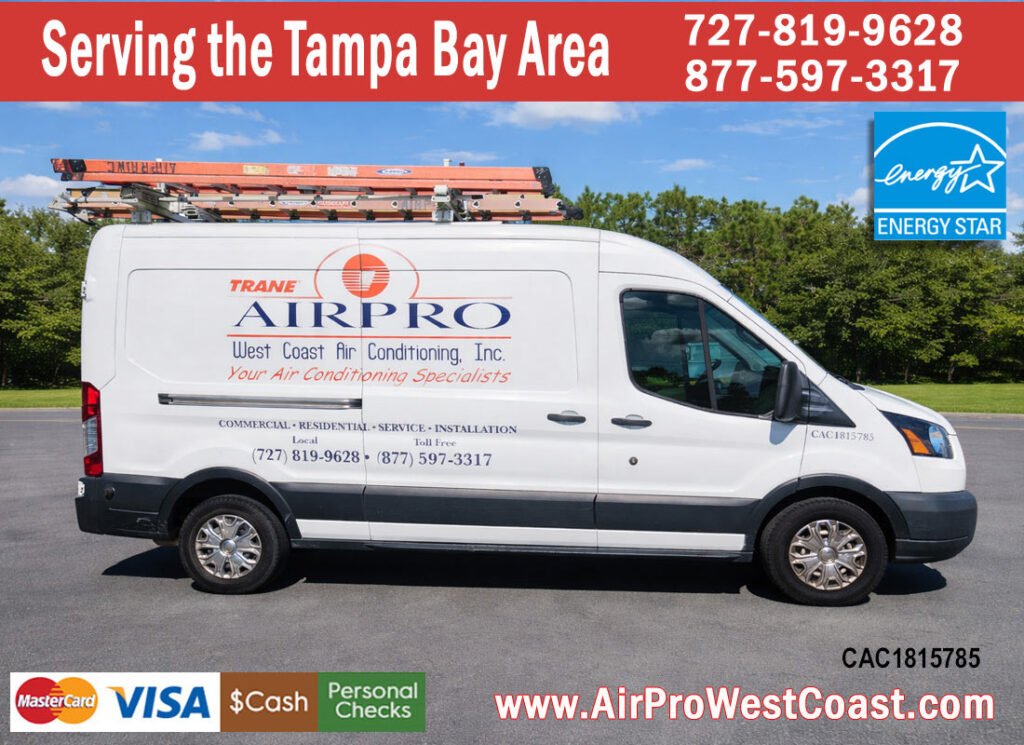 Serving the Tampa Bay Area | 727-819-9628 | 877-597-3317 | www.AirProWestCoast.com